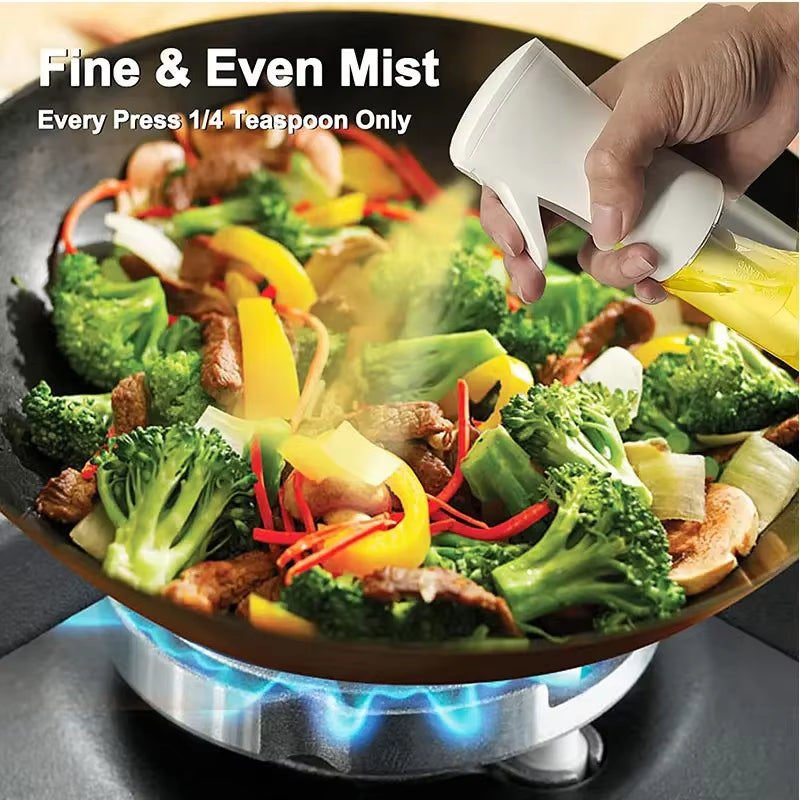 200/300/500Ml Oil Spray Bottle BBQ Cooking Olive Oil Sprayer Kitchen Baking Oil Spray Empty Bottle Vinegar Bottle Oil Brush