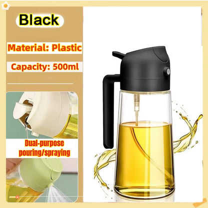 200/300/500Ml Oil Spray Bottle BBQ Cooking Olive Oil Sprayer Kitchen Baking Oil Spray Empty Bottle Vinegar Bottle Oil Brush